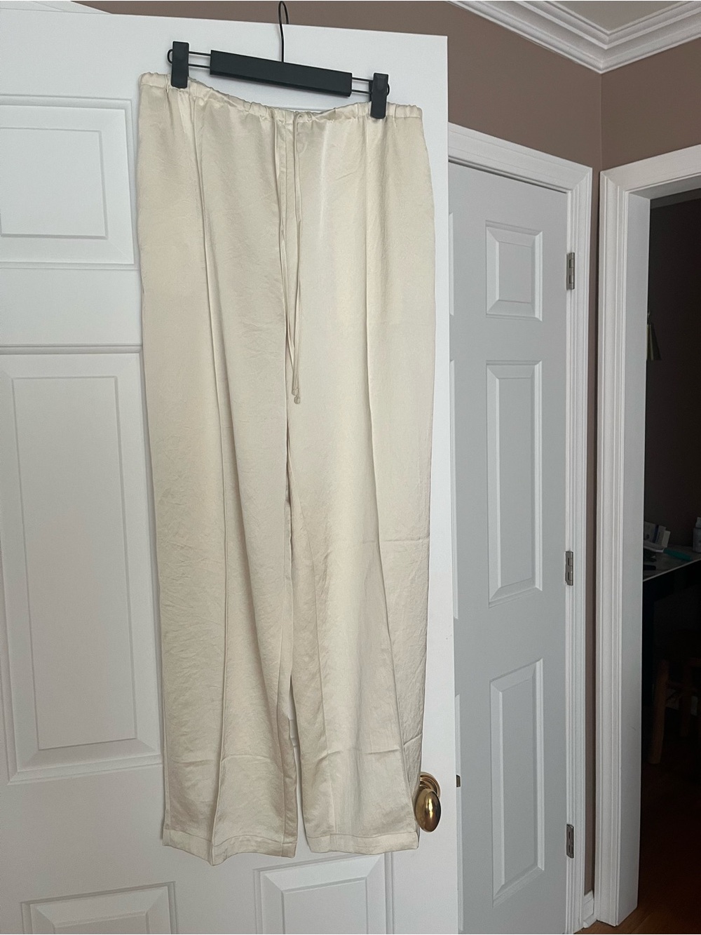 Madewell Cream Drawstring Jogger Pants